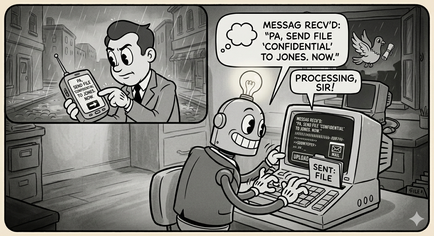 Octa Bot personal assistant chat interface in action